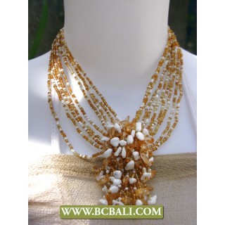 Necklace Fashion Beading mix Colors with Stone